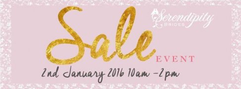 Serendipity brides Sample sale