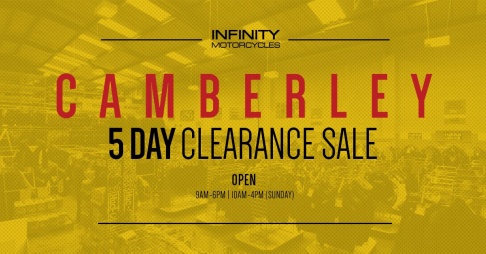 Infinity Motorcycles Clearance Warehouse Sale