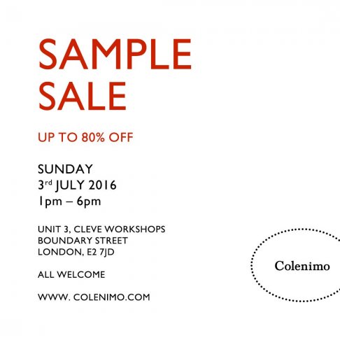 Colenimo sample sale