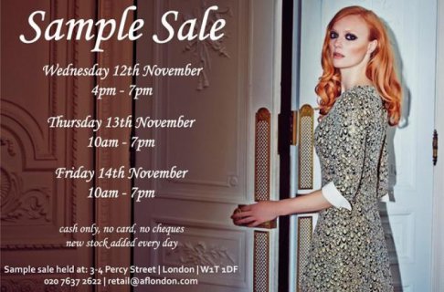 Almost Famous London sample sale