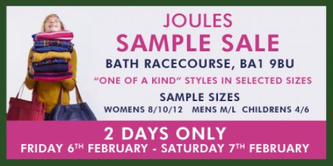 Joules Clothing sample sale