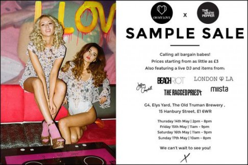 Sample sale Oh My Love and other brands