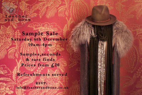 Feather and Bone Sample Sale