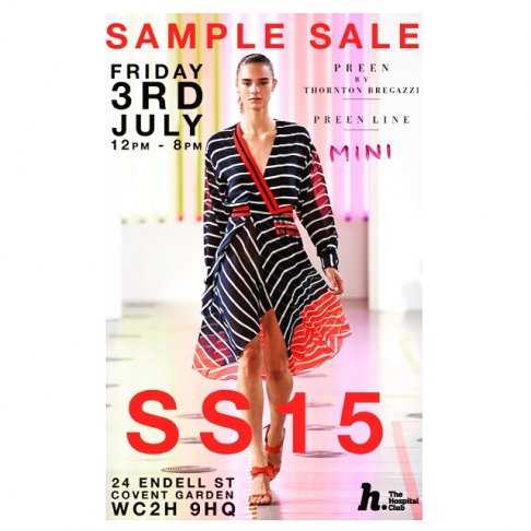 SS15 Preen sample sale