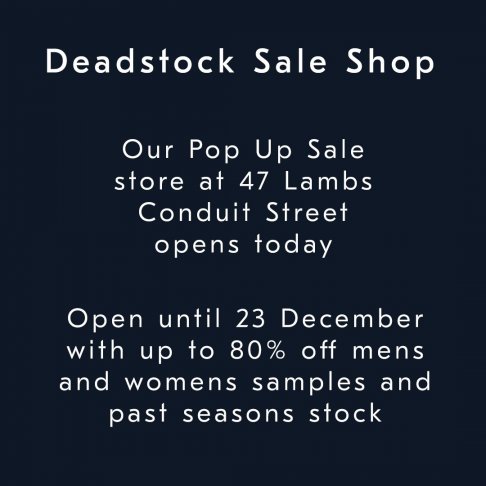 Folk sample sale @ Deadstock Sale Shop