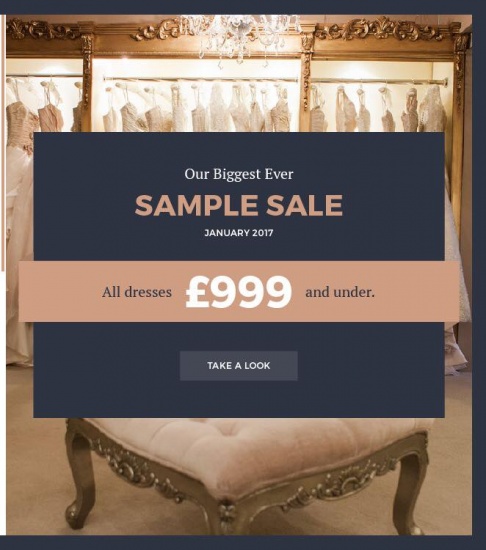 The Bridal Collection  - Harrogate Sample Sale