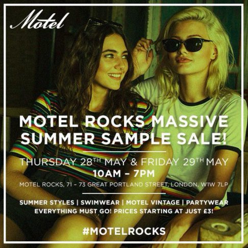 MotelRocks sample sale