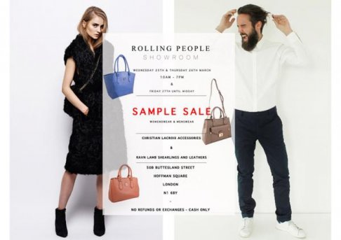 Rolling people sample sale
