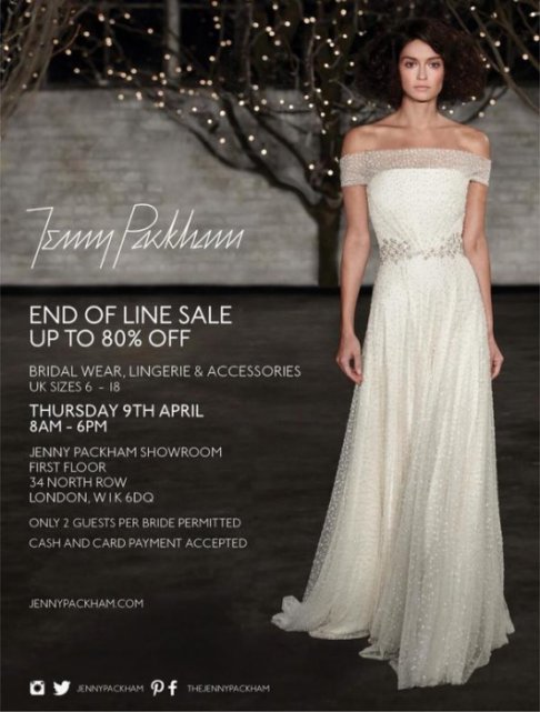 Jenny Packham End of line sale