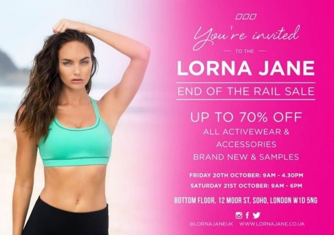 Lorna Jane UK Sample Sale
