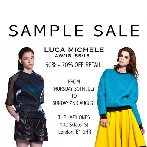 Sample sale Luca Michele