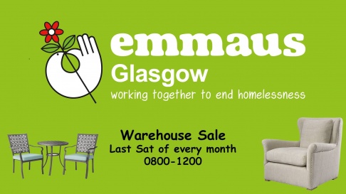 Emmaus Glasgow Warehouse Sale