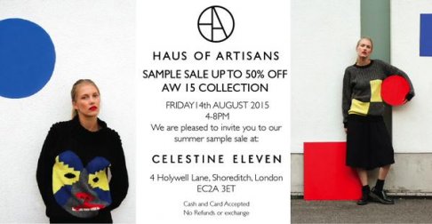 Haus of Artisans sample sale