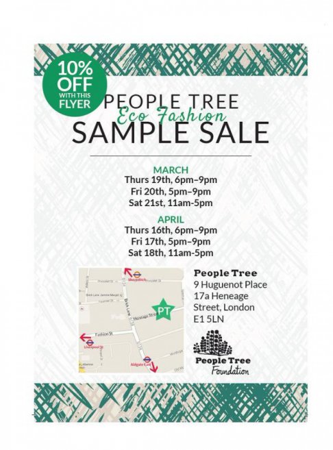People Tree sample sale