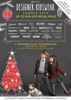 1Offpiece Designer Kidswear Sample Sale 