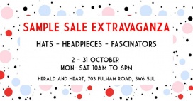 Herald and Heart Millinery Sample Sale