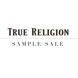true religion sample sale