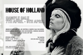 House of Holland sample sale