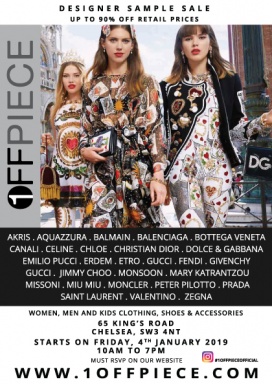 1offpiece.com Pop-Up Designer Sale