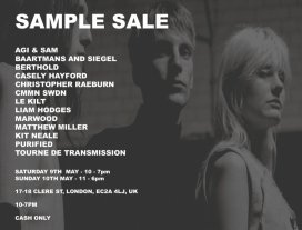 Multi brand sample sale