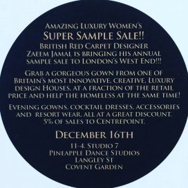 Zaeem Jamal's Super Sample Sale