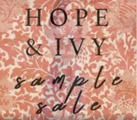 Hope and Ivy Sample Sale