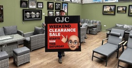 GJC Furniture Outlet April Weekend Clearance Sale