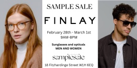 FINLAY and Co Sample Sale - Sunglasses and Spectacles 