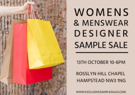 Women's & Menswear Designer Sample Sale