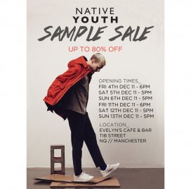 Native Youth Sample Sale