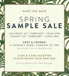 House of Hackney Spring Sample Sale