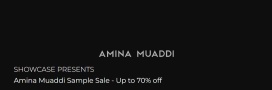 Amina Muaddi Sample Sale