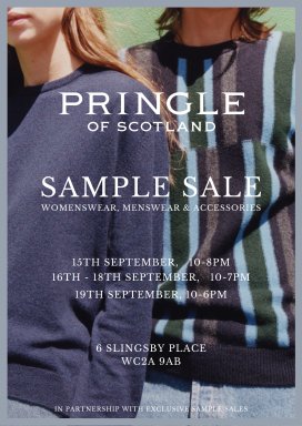 Pringle of Scotland Sample Sale
