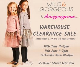 Wild & Gorgeous Warehouse Clearance Sample Sale