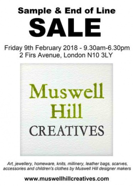 Muswell Hill Creatives Sample and End of Line Sale