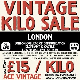 Ace Vintage Kilo Sale - London College of Communication