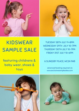 Kidswear Sample Sale