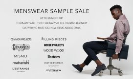 Menswear Sample Sale