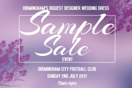 Designer Wedding Dress Sample Sale Event