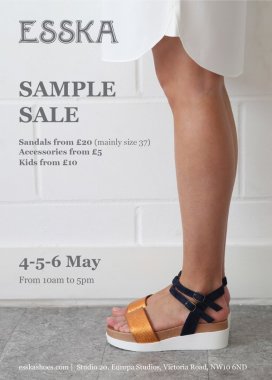 Esska Shoes Sample sale