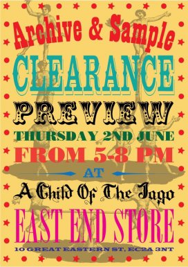 A Child Of The Jago sample sale