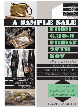 Sample Sale & Christmas Shopping at Egg and Spoon (Accessories and Jewellery)
