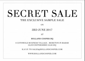 Sample Sale Holland Cooper HQ